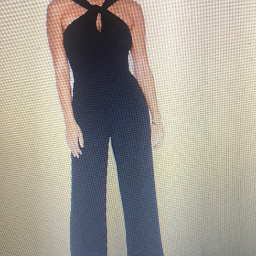 NWT Large Bebe Black Jumpsuit!